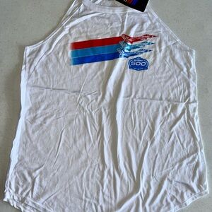 Daytona 500 Tank Top Size L WOMENS LADIES NASCAR NWT